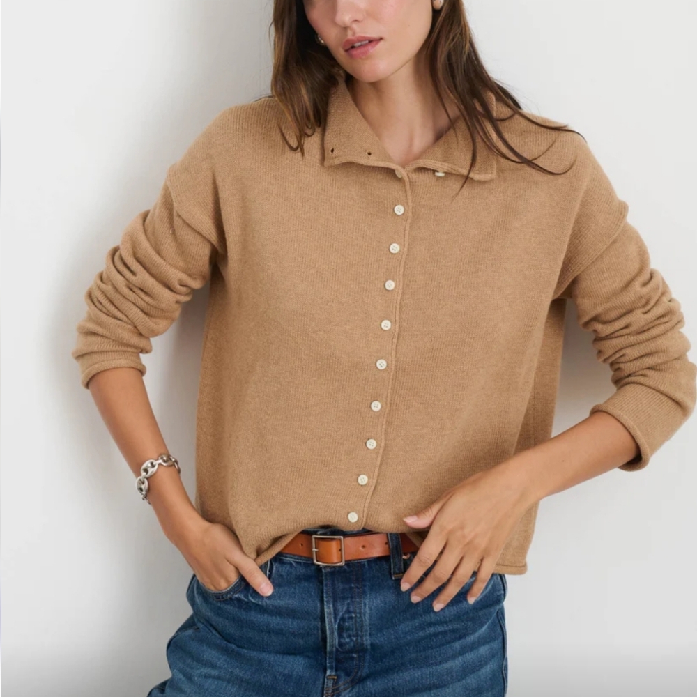 Alex Mill Taylor Rollneck Cardigan